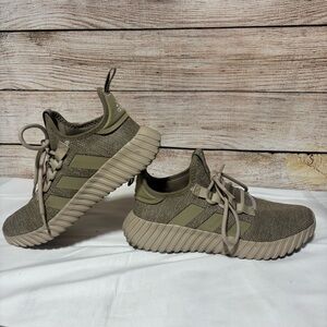 Adidas Kaptir 3.0 Clay Mens 10.5 Sneakers Beige Khaki Gum JI1250